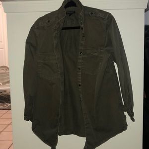 Banana Republic Olive Jacket/Overshirt Size L